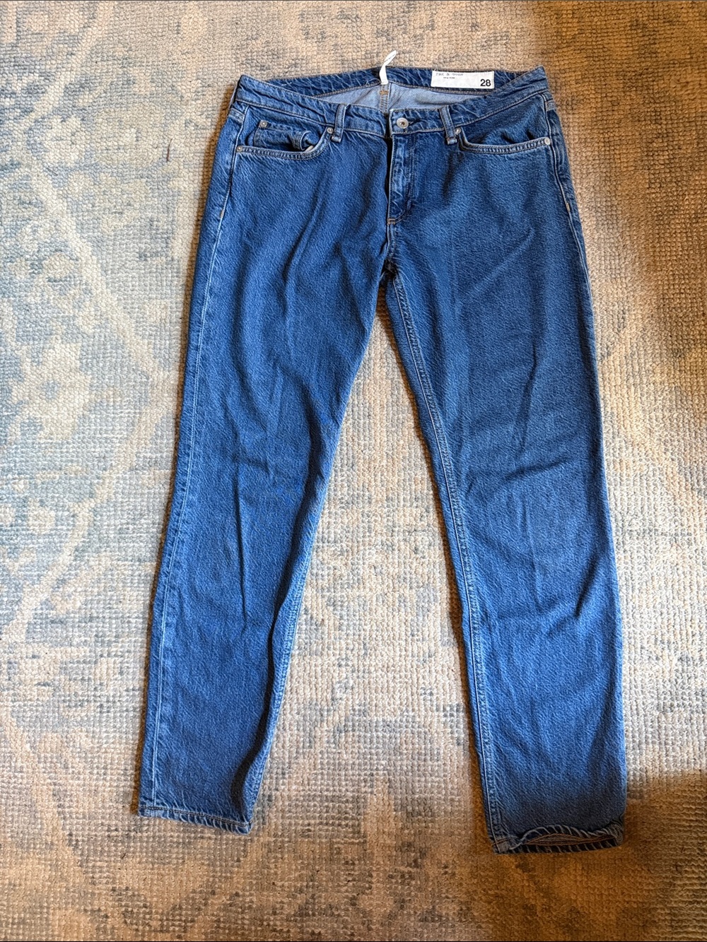 rag & bone Dre Low Rise Boyfriend lightweight Jeans
